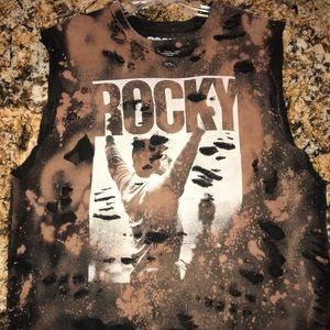 F A S H I O N- distressed “Rocky” Tank Top